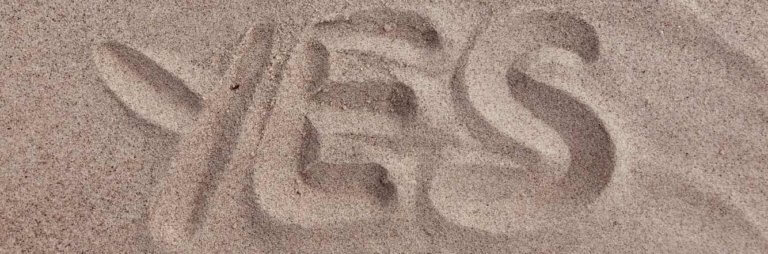 Yes im Sand
