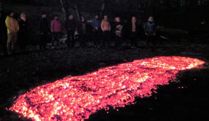 Glut Feuerlauf
